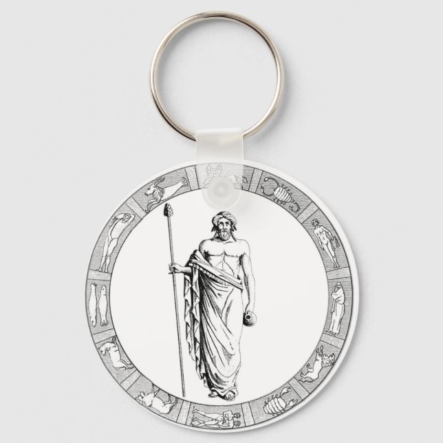 Porte-clés Porte - clé Aquarius Zodiac (Recto)