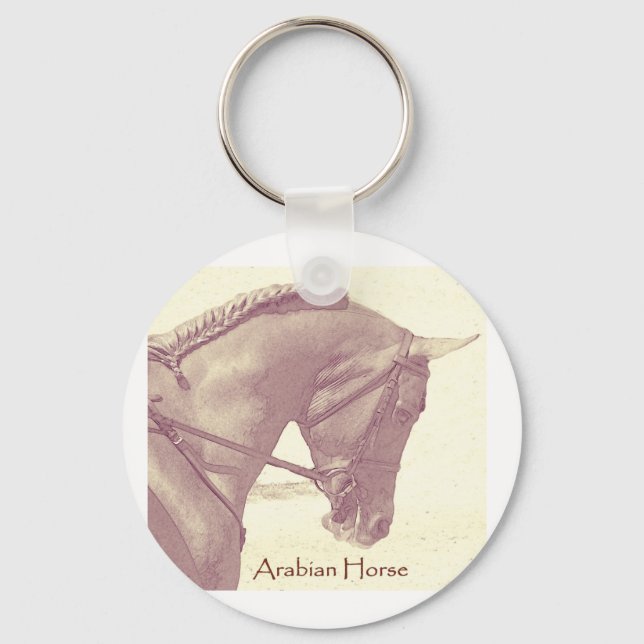 Porte-clés Porte - clé Arabe de cheval (Recto)