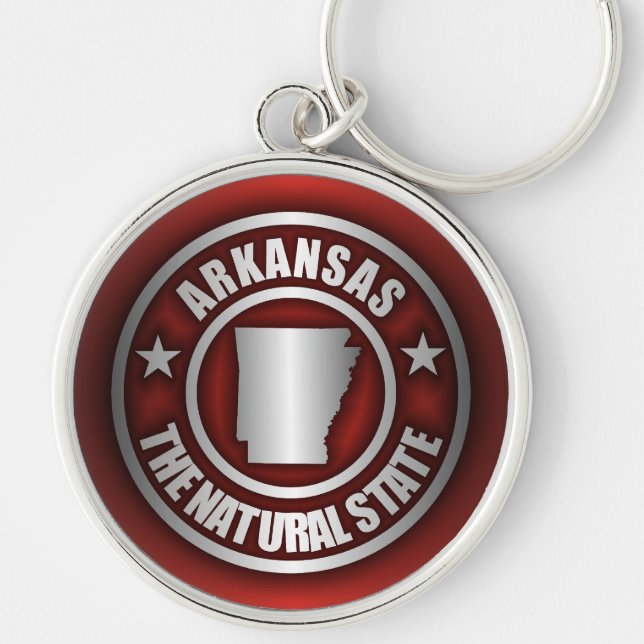 Porte-clés porte - clé "Arkansas Steel" (Rouge) (Devant)