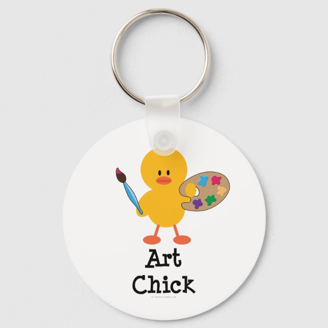 Porte-clés Porte - clé Art Chick (Recto)