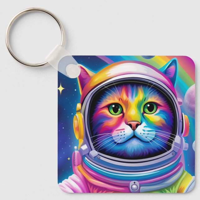 Porte-clés Porte - clé Astro-cat (Recto)