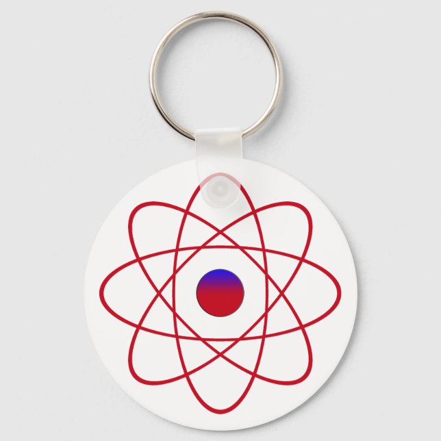 Porte-clés Porte - clé Atom (Recto)