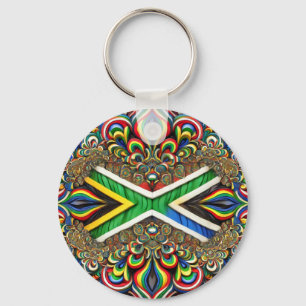 Porte-clés Porte - clé aux couleurs sud-africaines