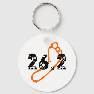 Porte-clés Porte - clé aux pieds nus de marathon
