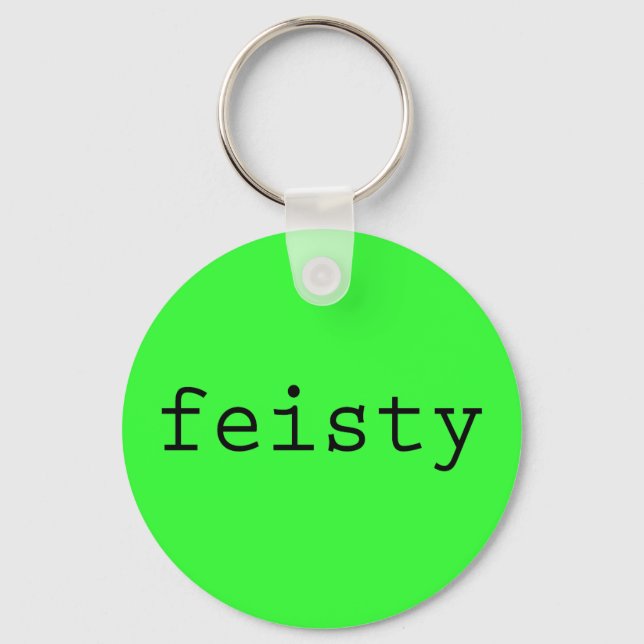 Porte-clés Porte - clé avec Arrière - plan vert Neon (Recto)