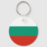 Porte - clé avec drapeau de Bulgarie