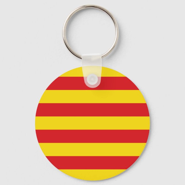 Porte-clés Porte - clé avec drapeau de Catalogne (Recto)