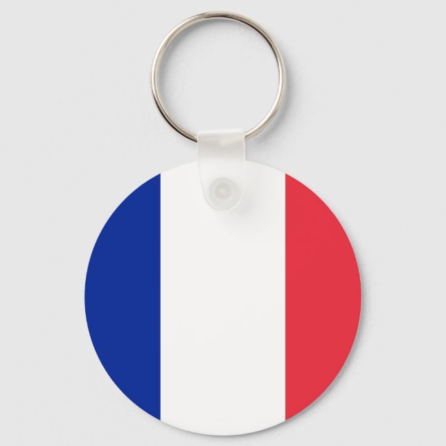 Porte-clés Porte - clé avec Drapeau de France (Recto)