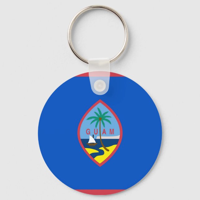 Porte-clés Porte - clé avec drapeau de Guam (Recto)