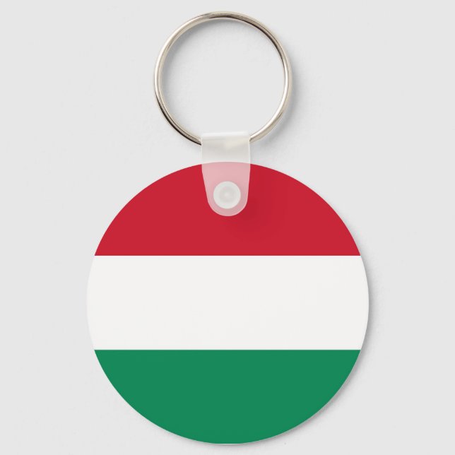 Porte-clés Porte - clé avec drapeau de la Hongrie (Recto)