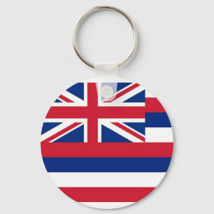 Porte-clés Porte - clé avec drapeau de l'État d'Hawaï