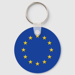 Porte-clés Porte - clé avec drapeau de l'Union européenne
