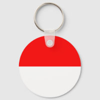 Porte - clé avec drapeau d'Indonésie