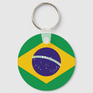 Porte-clés Porte - clé avec drapeau du Brésil