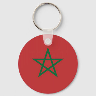 Porte-clés Porte - clé avec drapeau du Maroc