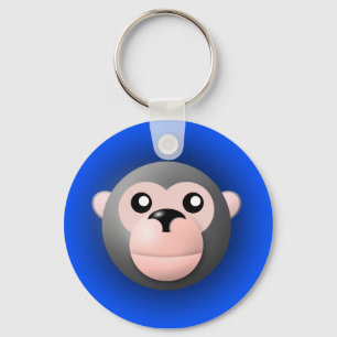 Porte-clés porte - clé avec l'animal : singe