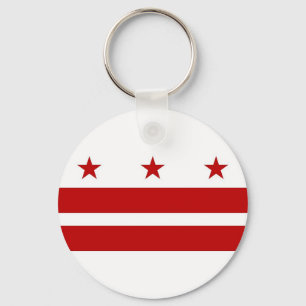 Porte-clés Porte - clé avec le drapeau de Washington DC