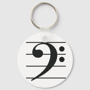 Porte-clés Porte - clé Bass Clef