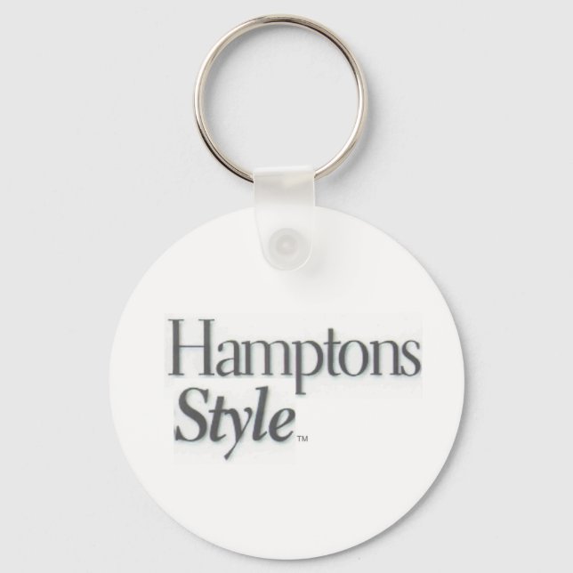 Porte-clés Porte - clé blanc de style Hamptons (Recto)