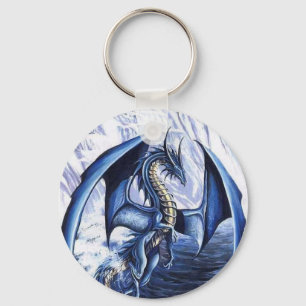 Porte-clés Porte - clé bleu de dragon