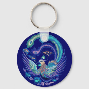 Porte-clés Porte - clé bleu de grâce