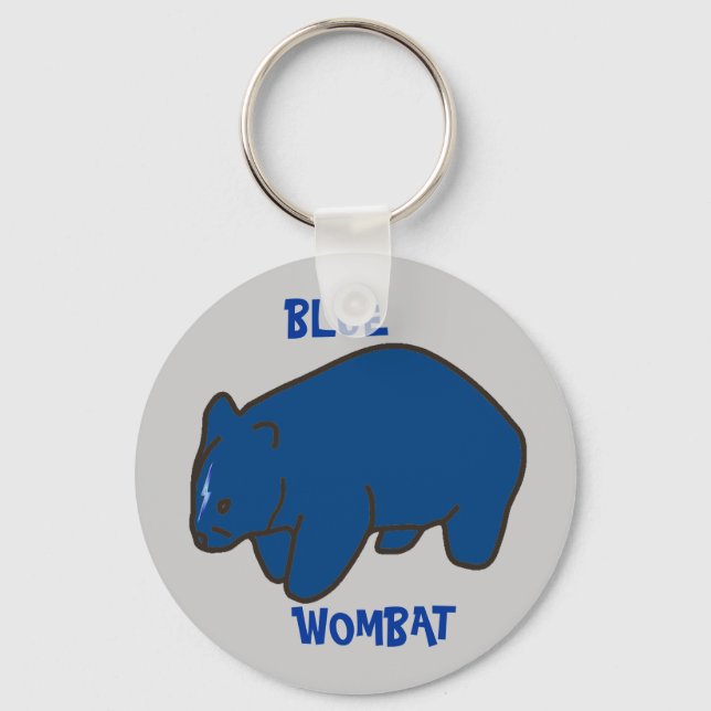 Porte-clés Porte - clé Blue Wombat (Recto)