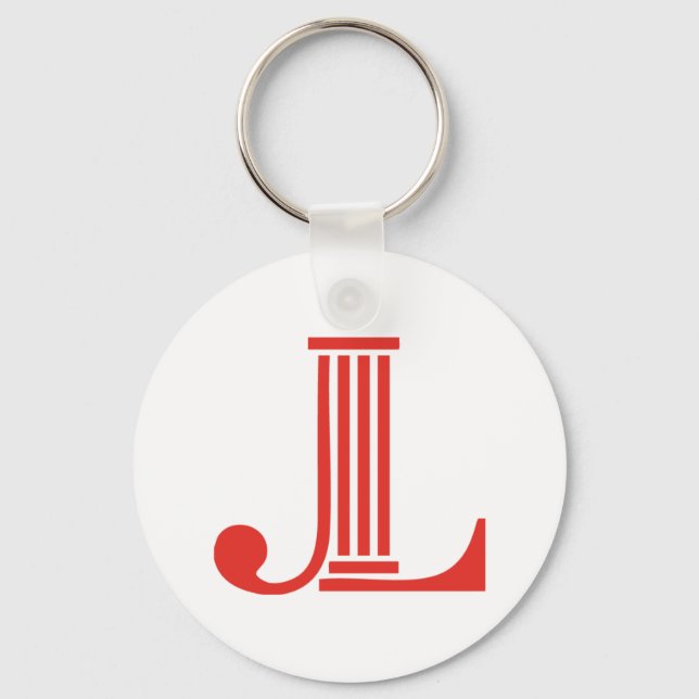 Porte-clés Porte - clé Bouton JL (Recto)