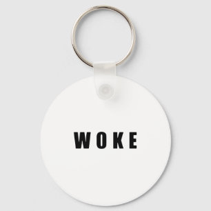 Porte-clés porte - clé Bouton "WOKE" (BRIGHT)