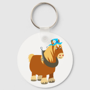 Porte-clés Porte - clé breton de cheval de trait mignon de