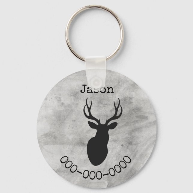 Porte-clés Porte - clé Buck personnalisé (Recto)