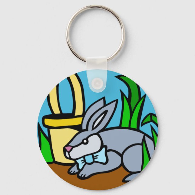 Porte-clés Porte - clé Bunny de Pâques (Recto)