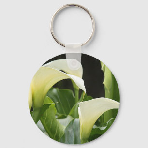 Porte-clés Porte - clé, "calla blanche Lillies # 3159"