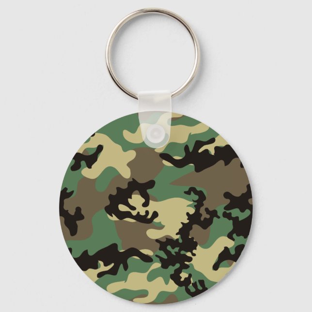 Porte-clés Porte - clé Camo Woodland (Recto)