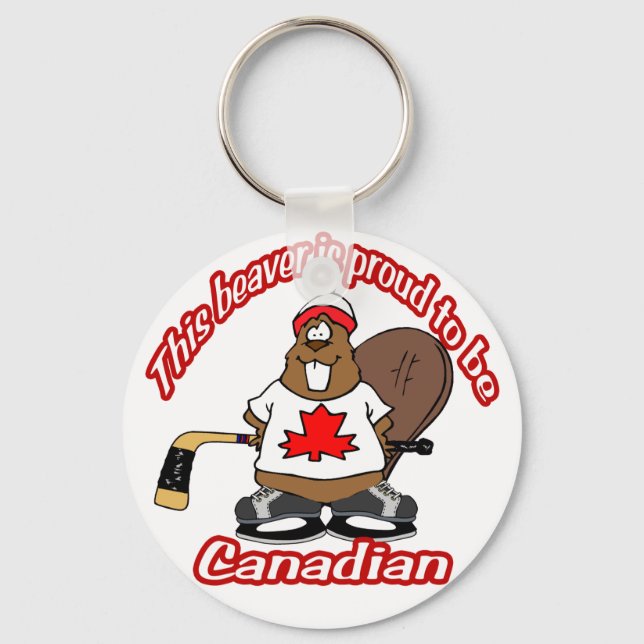 Porte-clés Porte - clé canadien du castor (Recto)