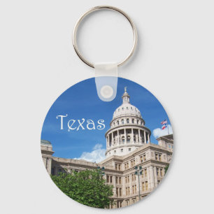 Porte-clés Porte - clé capital de bâtiment du Texas