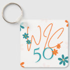 Porte - clé carré de la collection Spring