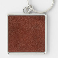 Porte - clé Carré en cuir Premium