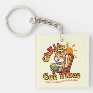 Porte-clés Porte - clé Cat Vibe