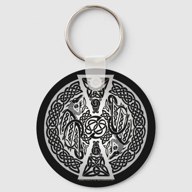 Porte-clés Porte - clé Celtic Knotwork Dragons (Recto)