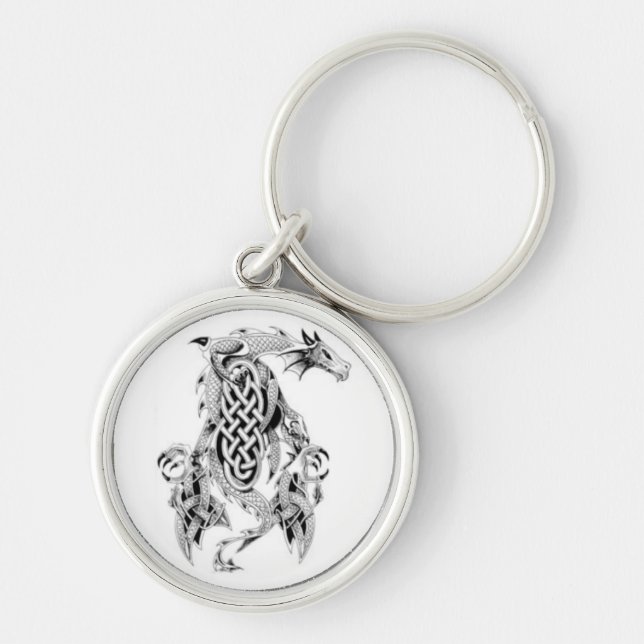 Porte-clés Porte - clé celtique de dragon (Devant)
