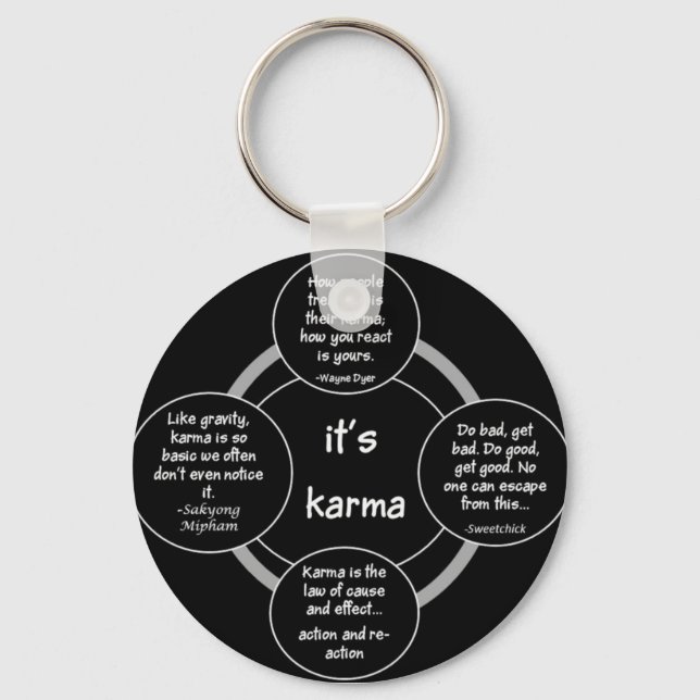 Porte-clés Porte - clé - C'est Karma (Recto)