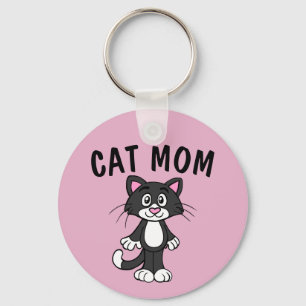 PORTE-CLÉS PORTE - CLÉ CHAT MOM ROSE