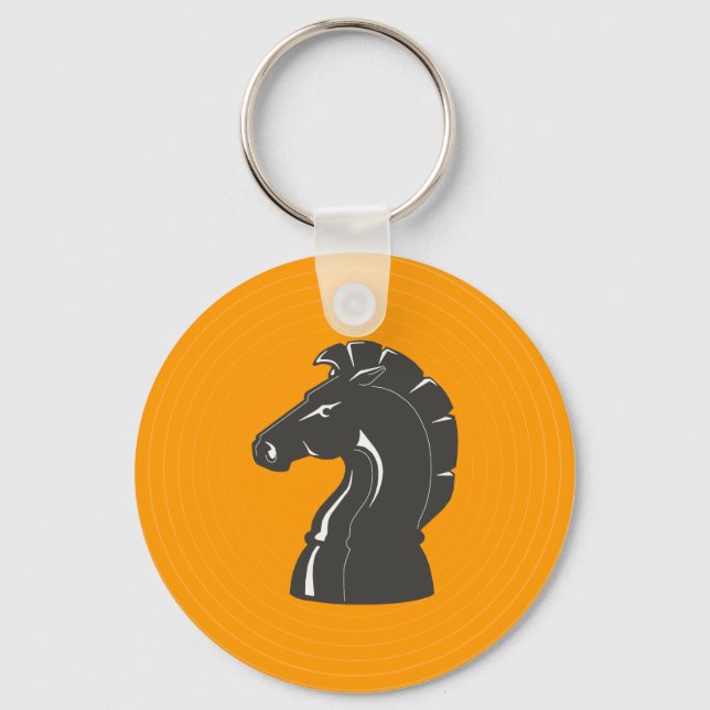 Porte-clés Porte - clé Cheval d'échecs (Recto)