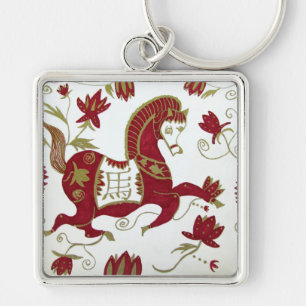 Porte-clés Porte - clé chinois d'astrologie de cheval