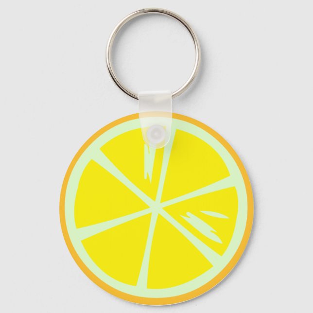 Porte-clés Porte - clé citron (Recto)