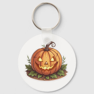 Porte-clés Porte - clé Citrouille d'Halloween Jack-O'Lantern