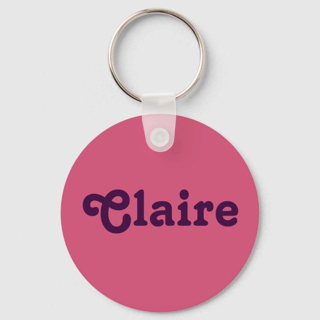 Porte-clés Porte - clé Claire (Recto)