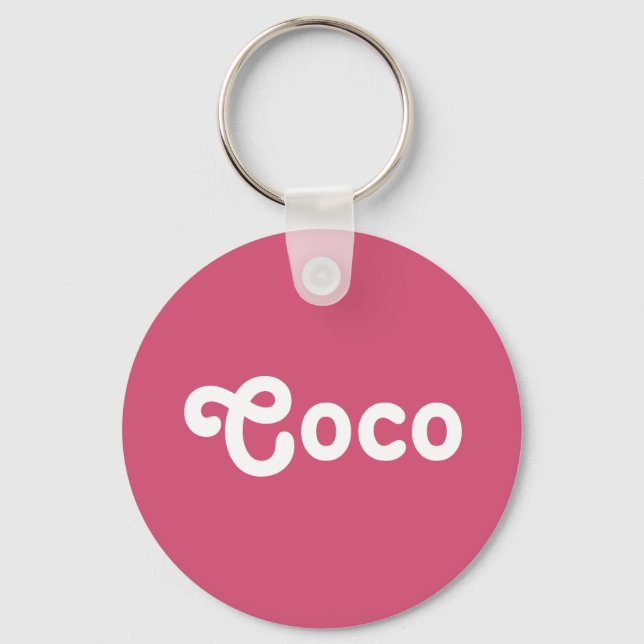 Porte-clés Porte - clé Coco (Recto)