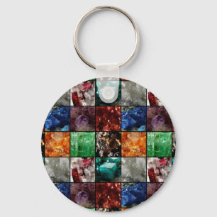 Porte-clés Porte - clé Collage Gemstone
