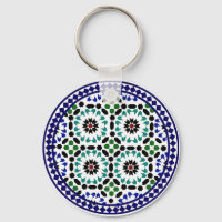 Porte - clé conçu avec du zellige marocain